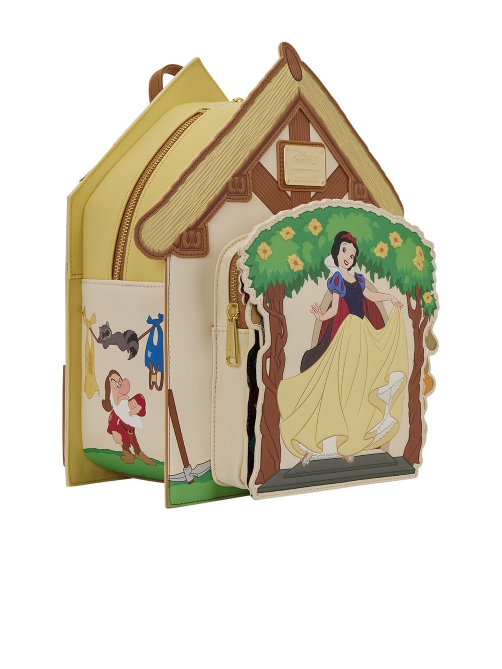 NWT Loungefly Snow White Cottage Mini Backpack - Picture 5 of 16